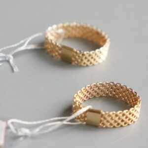 1006.　K18  5連リング 17号