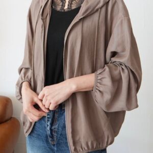 228.　cafune /カフネ  フード付羽織(35402)