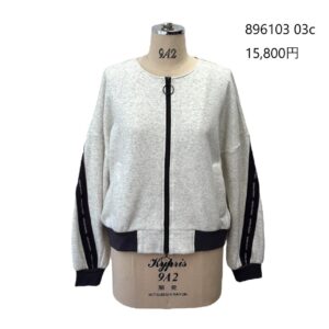 【予約】ayane /アヤン  ボンバーブルゾン オートミール 896103（11/末~12/初）