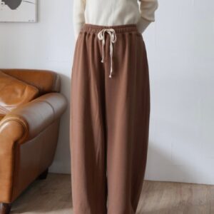 263. CLOCHE クロシェ / 裏起毛イージーパンツ(camel/gray/black)  (550-86562)