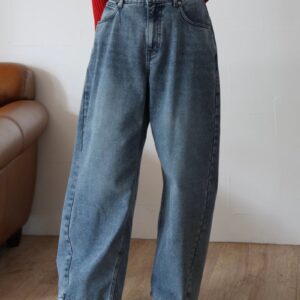 287. 　passione パシオーネ カーブデニムパンツ　 (46609)