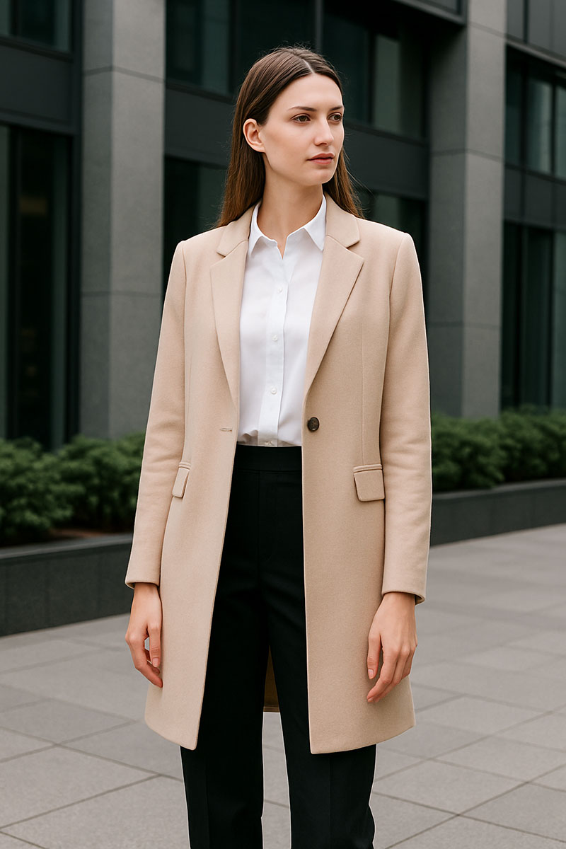 1. 高身長さんは「きれいめベーシック」を軸にするとオフィスで浮かない