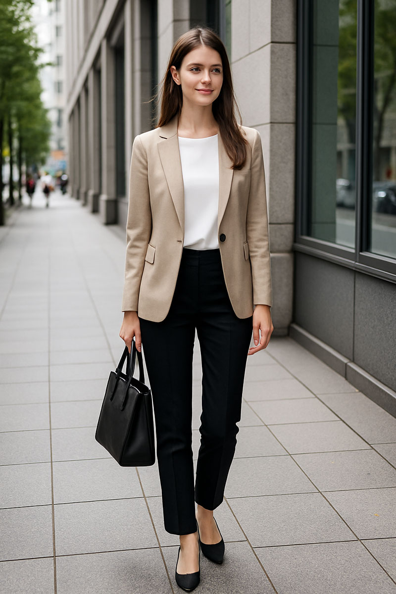 4. 足元は「フラット or 低めヒール」で抜け感をつくる